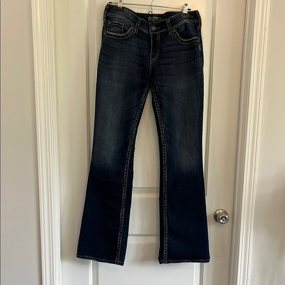 Silver Jeans Women's Dark Blue Boot Cut - Picture 1 of 6